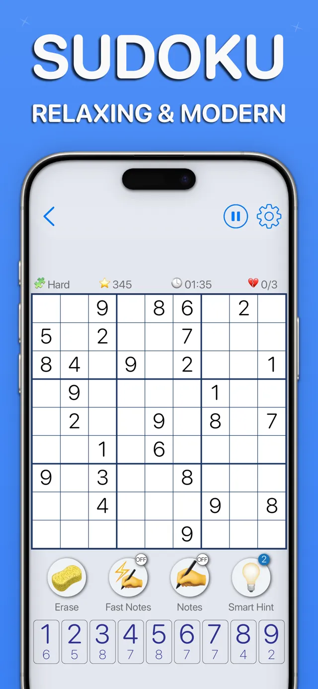 Sudoku No Pop-up Ads gameplay screenshot 1